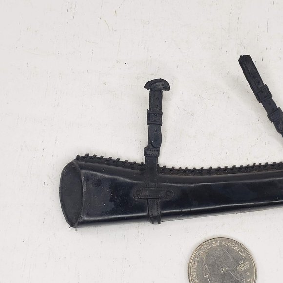 Vintage Marx Johnny West Best of the West Black Rifle Holster Replacement Part - Picture 3 of 6